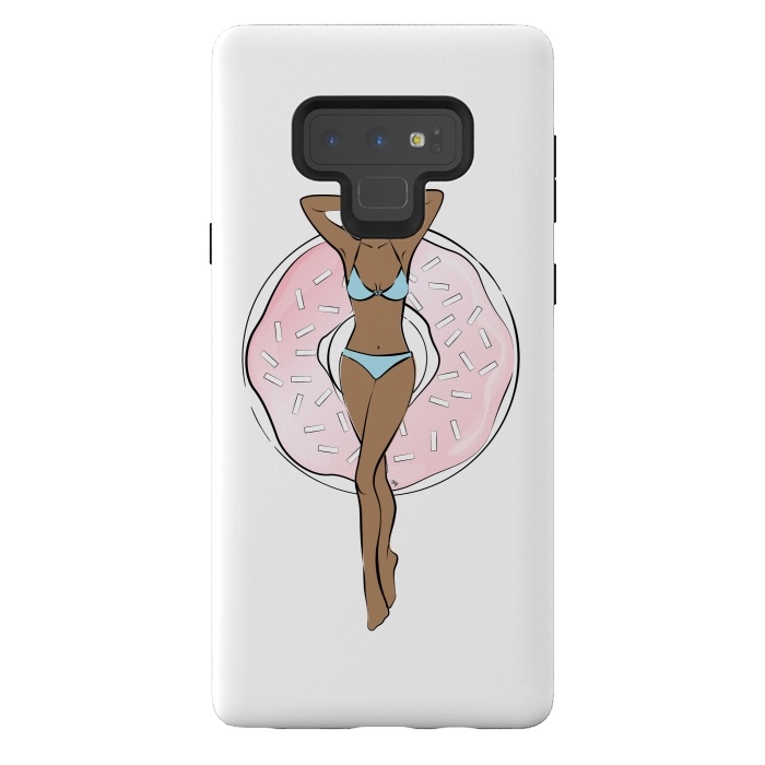 Galaxy Note 9 StrongFit Summer time relax Dark skin by Martina