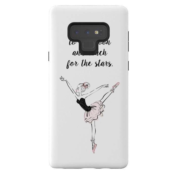 Galaxy Note 9 StrongFit Little Ballerina Dance Quote by Martina