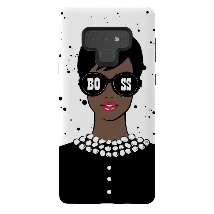 Galaxy Note 9 StrongFit Lady Boss Dark Skin by Martina