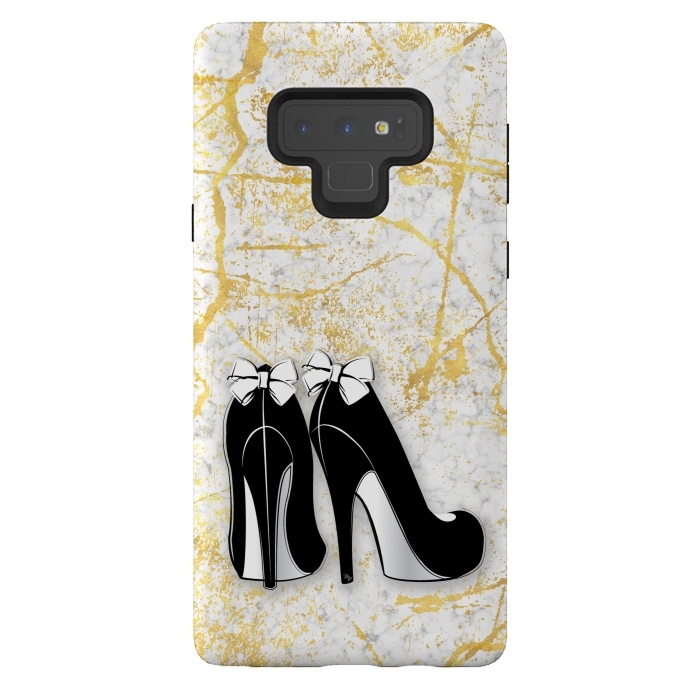 Galaxy Note 9 StrongFit Luxury Golden Marble Heels by Martina