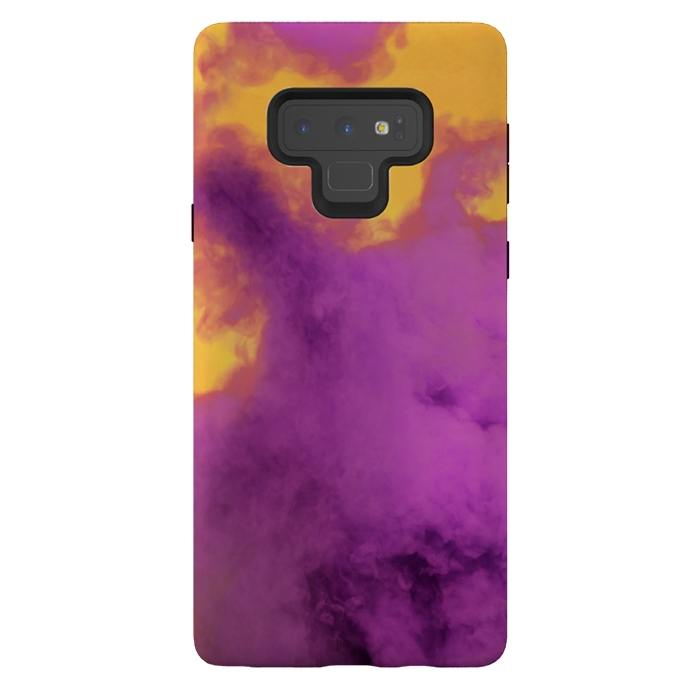 Galaxy Note 9 StrongFit Ultraviolet Smoke by Gringoface Designs
