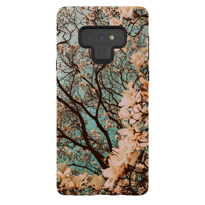 Galaxy Note 9 StrongFit Spring Time Cherry Blossoms by Gringoface Designs