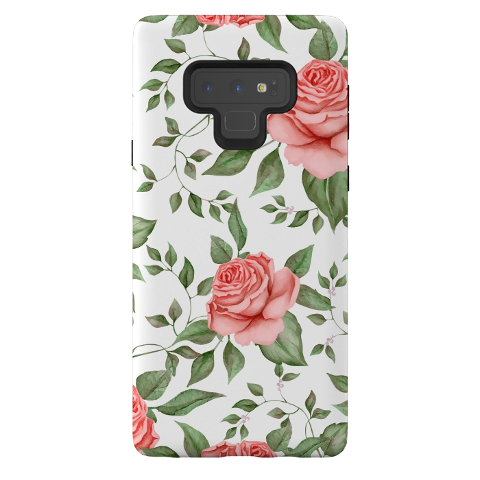 Galaxy Note 9 StrongFit The English Garden by Creativeaxle