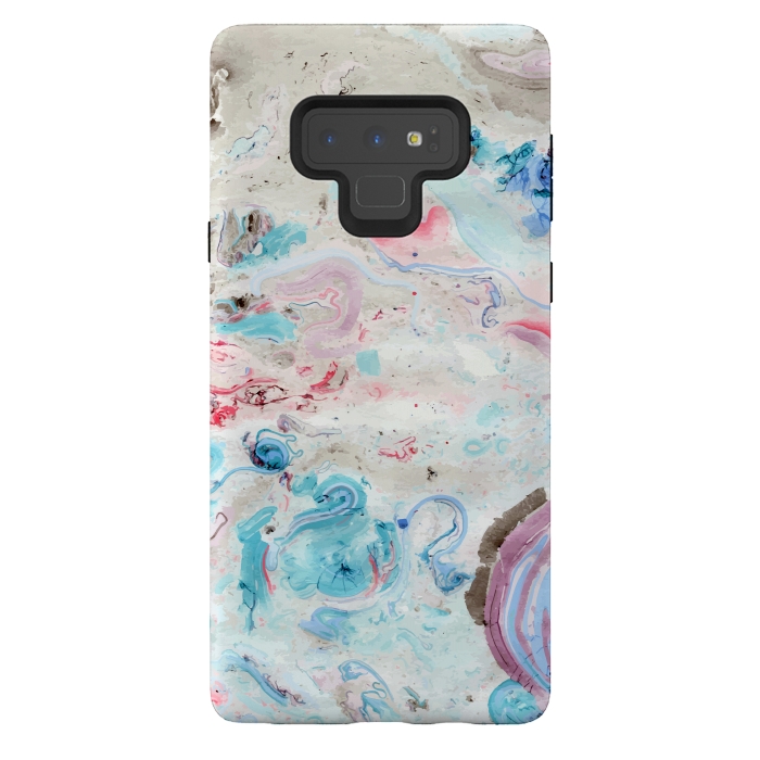 Galaxy Note 9 StrongFit Marble Pattern-v1 by Creativeaxle