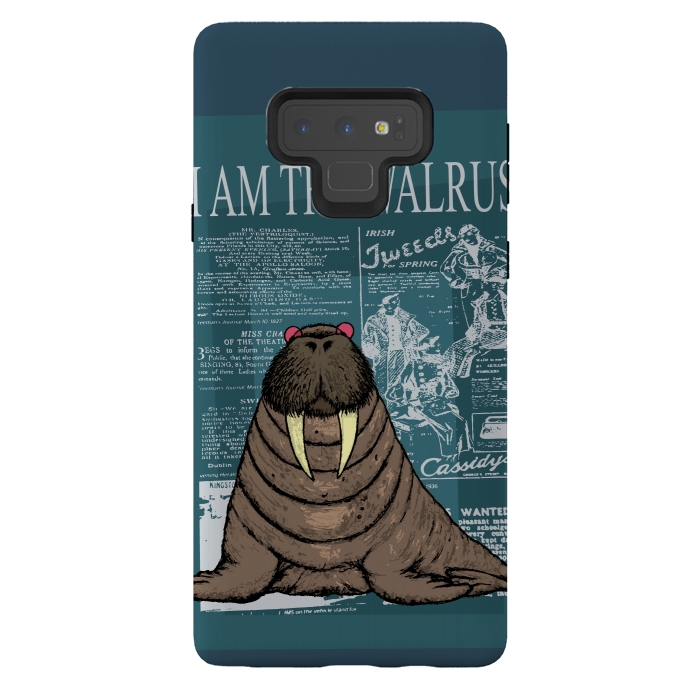Galaxy Note 9 StrongFit I am the walrus by Mangulica