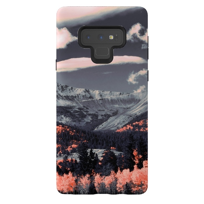 Galaxy Note 9 StrongFit Vibrant mountainous landscape by Mmartabc