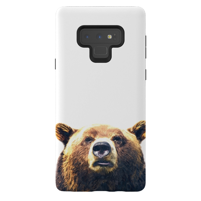 Galaxy Note 9 StrongFit Bear Portrait by Alemi