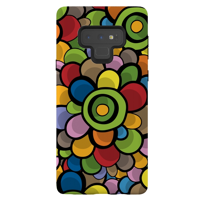 Galaxy Note 9 StrongFit Spring Bubble Flower by Majoih
