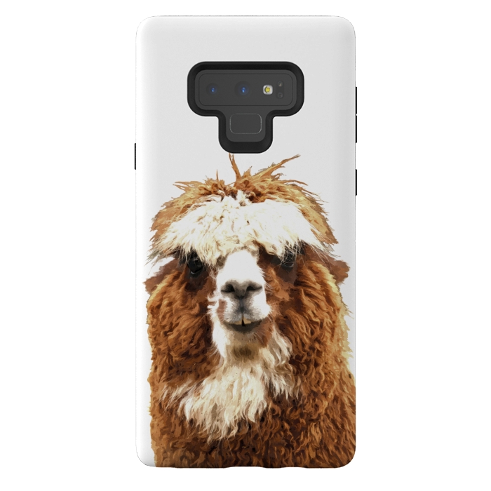 Galaxy Note 9 StrongFit Alpaca Portrait by Alemi
