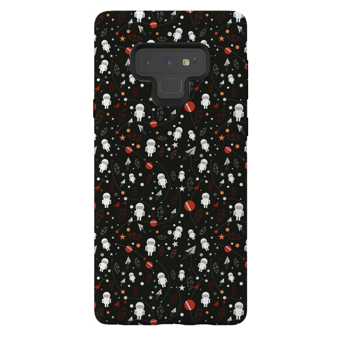 Galaxy Note 9 StrongFit cartoon space pattern by TMSarts