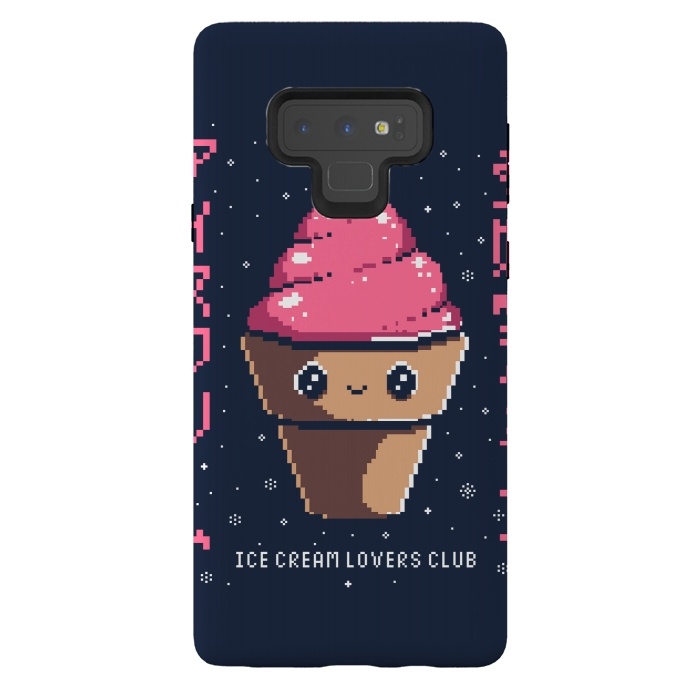 Galaxy Note 9 StrongFit Ice cream lovers club by Ilustrata
