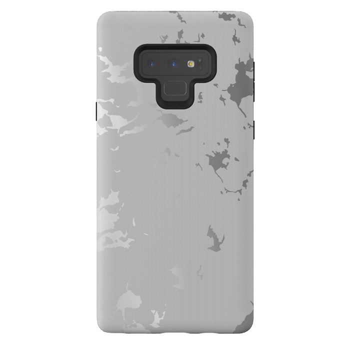 Galaxy Note 9 StrongFit Silver Splatter 001 by Jelena Obradovic