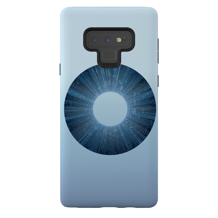 Galaxy Note 9 StrongFit Blue Iris Object by Andrea Haase