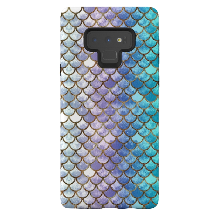 Galaxy Note 9 StrongFit Pretty Mermaid Scales 38 by Angelika Parker