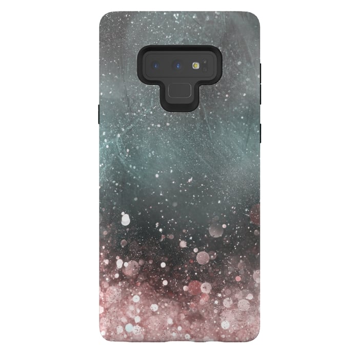 Galaxy Note 9 StrongFit Pink Sparkle 2 by Andrea Haase