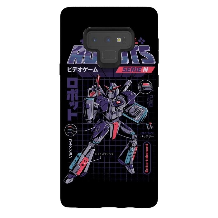 Galaxy Note 9 StrongFit Video Game Robot - Model N by Ilustrata