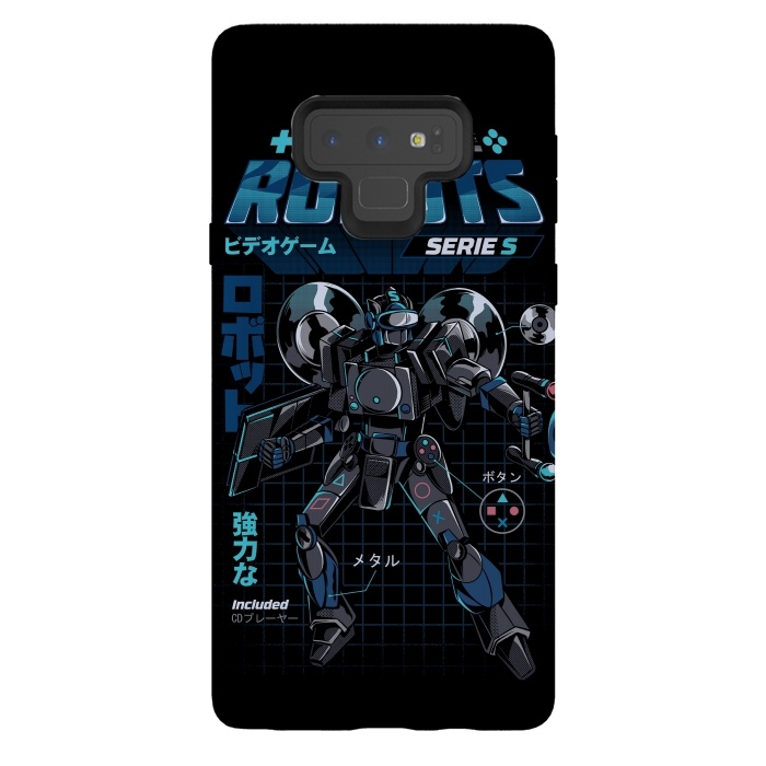 Galaxy Note 9 StrongFit Video Game Robot - Model S by Ilustrata