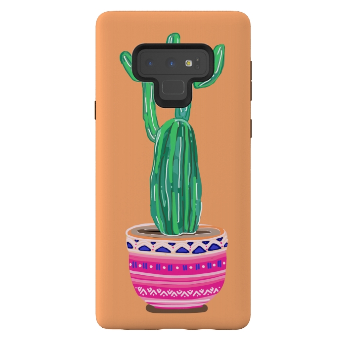 Galaxy Note 9 StrongFit Cacti Plant by MUKTA LATA BARUA
