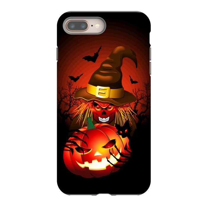 iPhone 7 plus StrongFit Skull Witch Halloween Monster by BluedarkArt