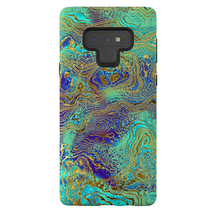 Galaxy Note 9 StrongFit Abstract Marble II by Art Design Works