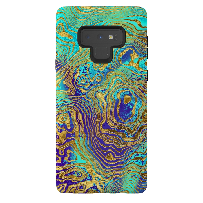 Galaxy Note 9 StrongFit Abstract Marble IV by Art Design Works