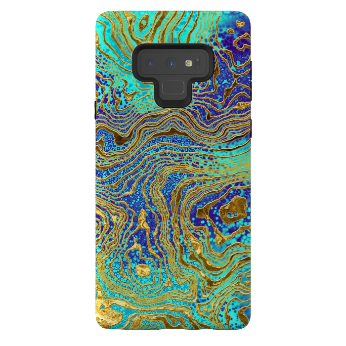 Galaxy Note 9 StrongFit Abstract Marble III by Art Design Works