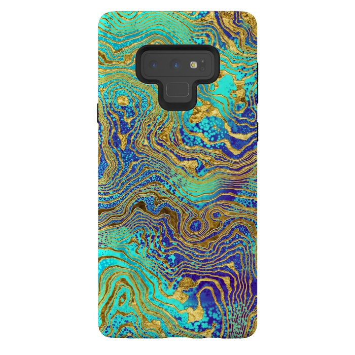 Galaxy Note 9 StrongFit Abstract Marble V by Art Design Works