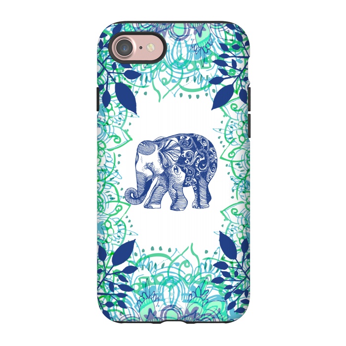 iPhone 7 StrongFit Boho Elephant  by Rose Halsey