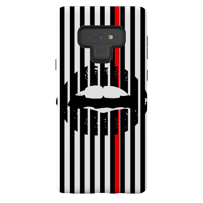 Galaxy Note 9 StrongFit BLACK LIPS by W-Geometrics