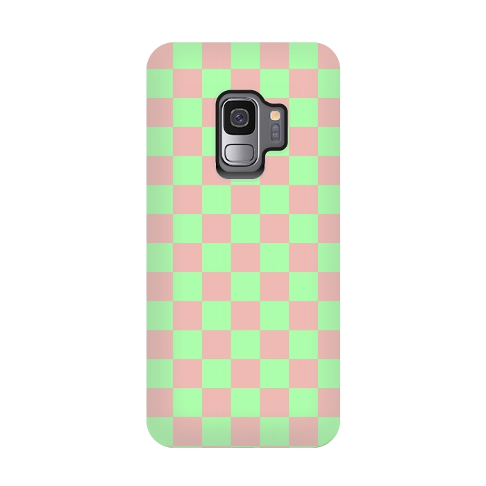 Galaxy S9 StrongFit Checkered Pattern I by Art Design Works