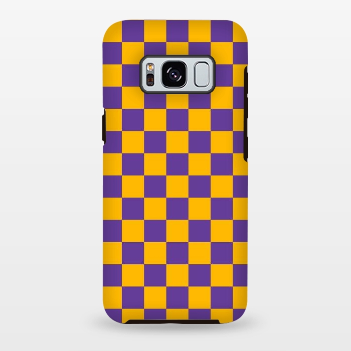 Galaxy S8 plus StrongFit Checkered Pattern II by Art Design Works