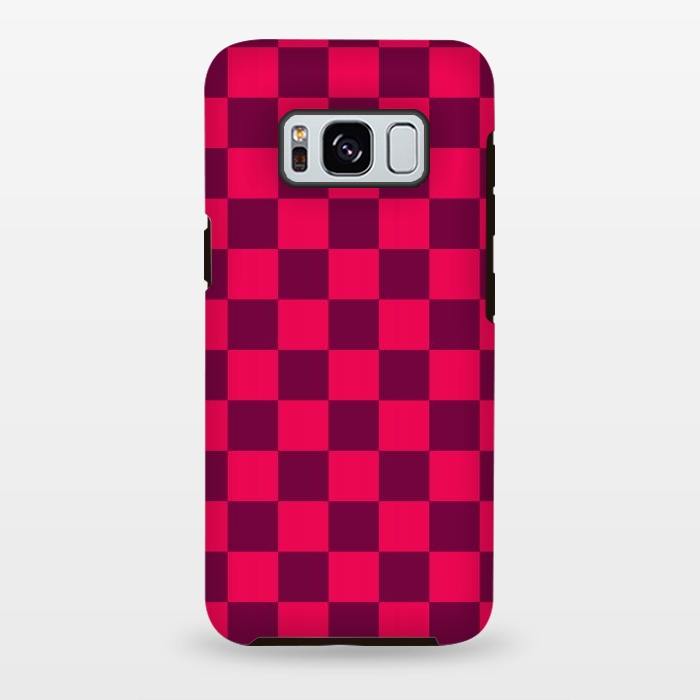 Galaxy S8 plus StrongFit Checkered Pattern IV by Art Design Works