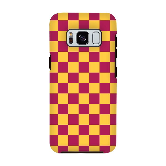 Galaxy S8 StrongFit Checkered Pattern VII by Art Design Works