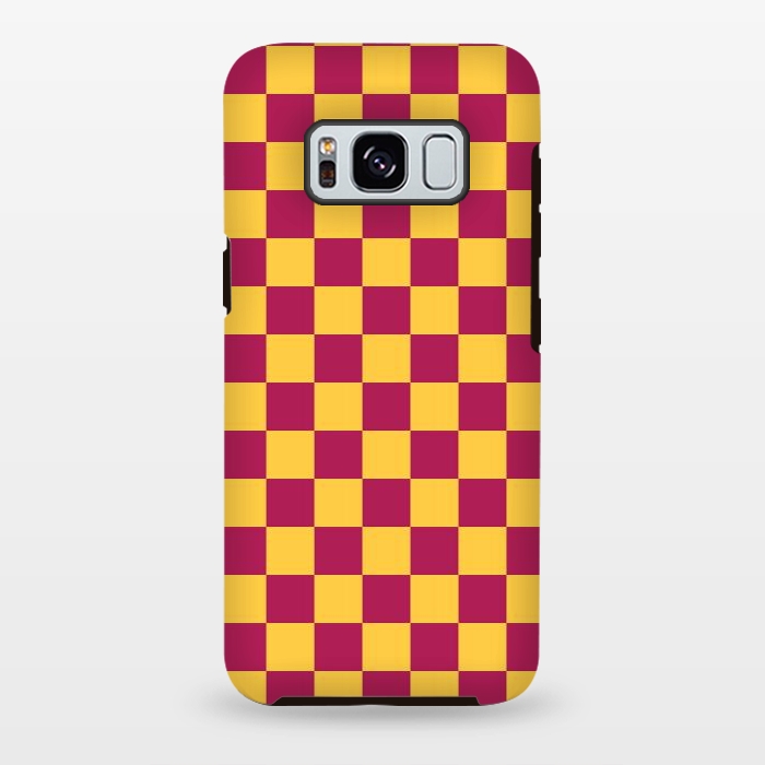 Galaxy S8 plus StrongFit Checkered Pattern VII by Art Design Works