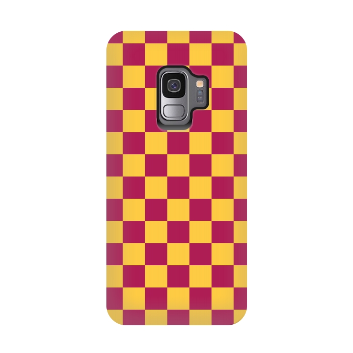 Galaxy S9 StrongFit Checkered Pattern VII by Art Design Works