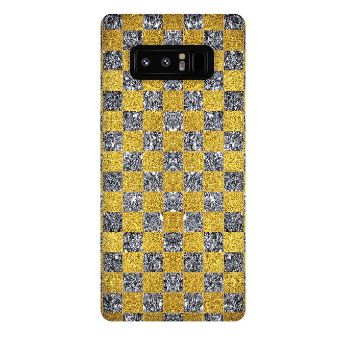 Galaxy Note 8 StrongFit Checkered Pattern X by Art Design Works