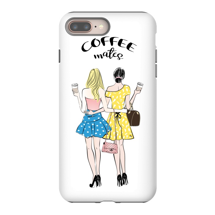 iPhone 7 plus StrongFit Coffee mates by Martina