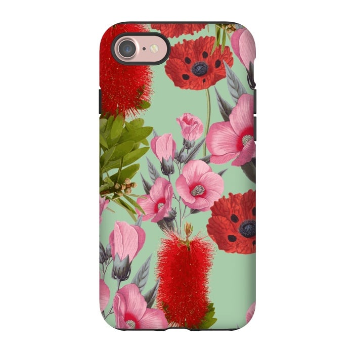 iPhone 7 StrongFit Bushland Florals by Zala Farah