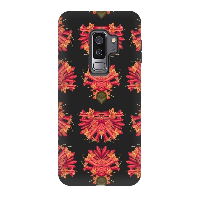 Galaxy S9 plus StrongFit Pink Honeysuckle by Zala Farah