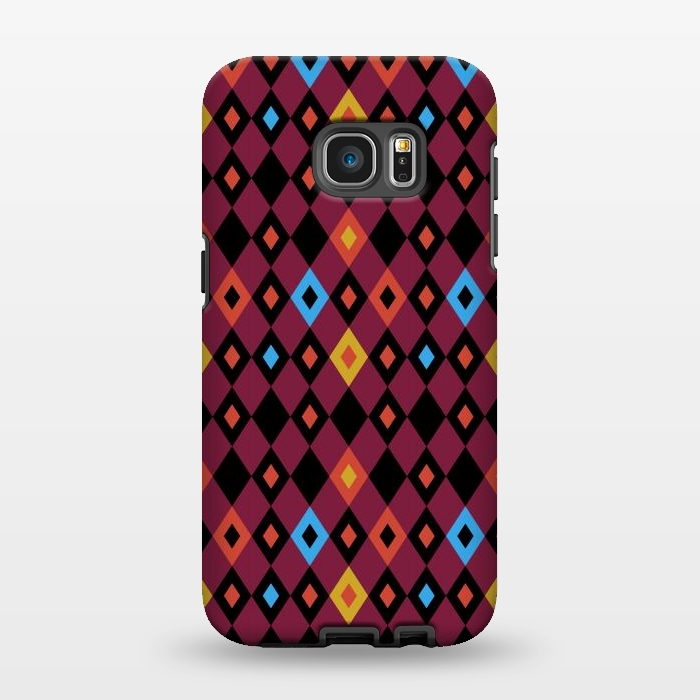 Galaxy S7 EDGE StrongFit Rhombus Pattern 2 by Bledi