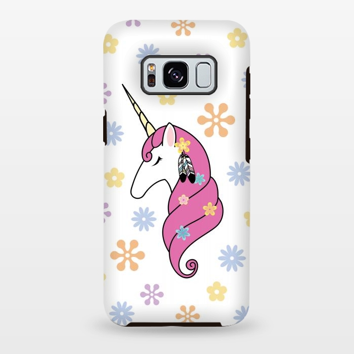 Galaxy S8 plus StrongFit Hippie Unicorn by Laura Nagel