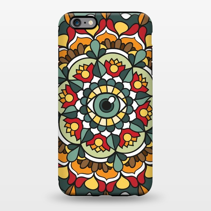 iPhone 6/6s plus StrongFit Green Eye Mandala by Majoih