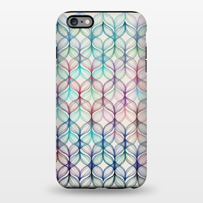 iPhone 6/6s plus StrongFit Mermaid's Braids - a colored pencil pattern by Micklyn Le Feuvre