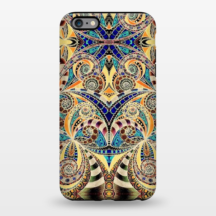 iPhone 6/6s plus StrongFit Drawing Floral Zentangle G240 by Medusa GraphicArt