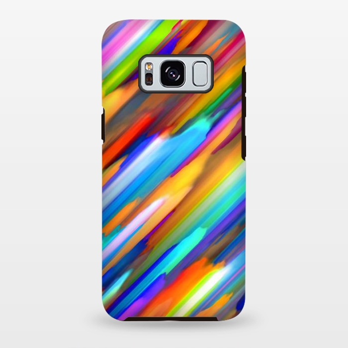 Galaxy S8 plus StrongFit Colorful digital art splashing G391 by Medusa GraphicArt