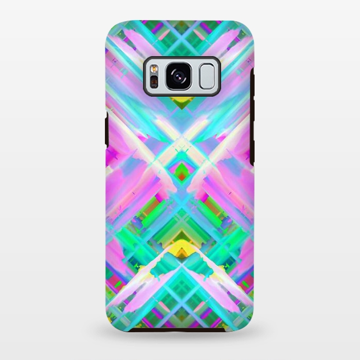 Galaxy S8 plus StrongFit Colorful digital art splashing G473 by Medusa GraphicArt