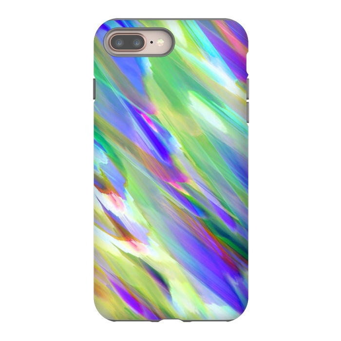 iPhone 7 plus StrongFit Colorful digital art splashing G401 by Medusa GraphicArt