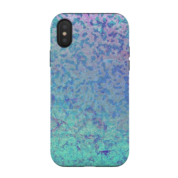iPhone Xs / X StrongFit Glitter Star Dust G282 by Medusa GraphicArt