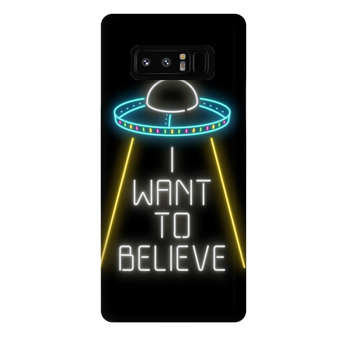 Galaxy Note 8 StrongFit I want to believe by Laura Nagel
