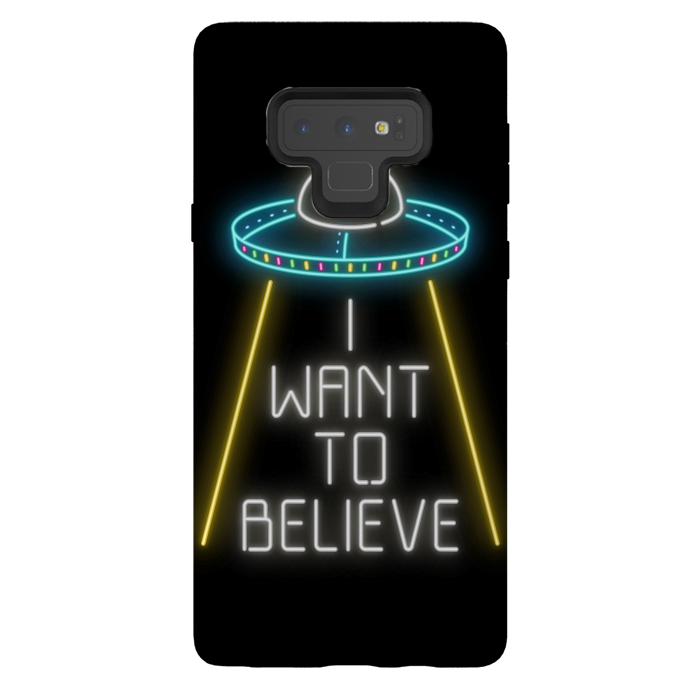Galaxy Note 9 StrongFit I want to believe by Laura Nagel